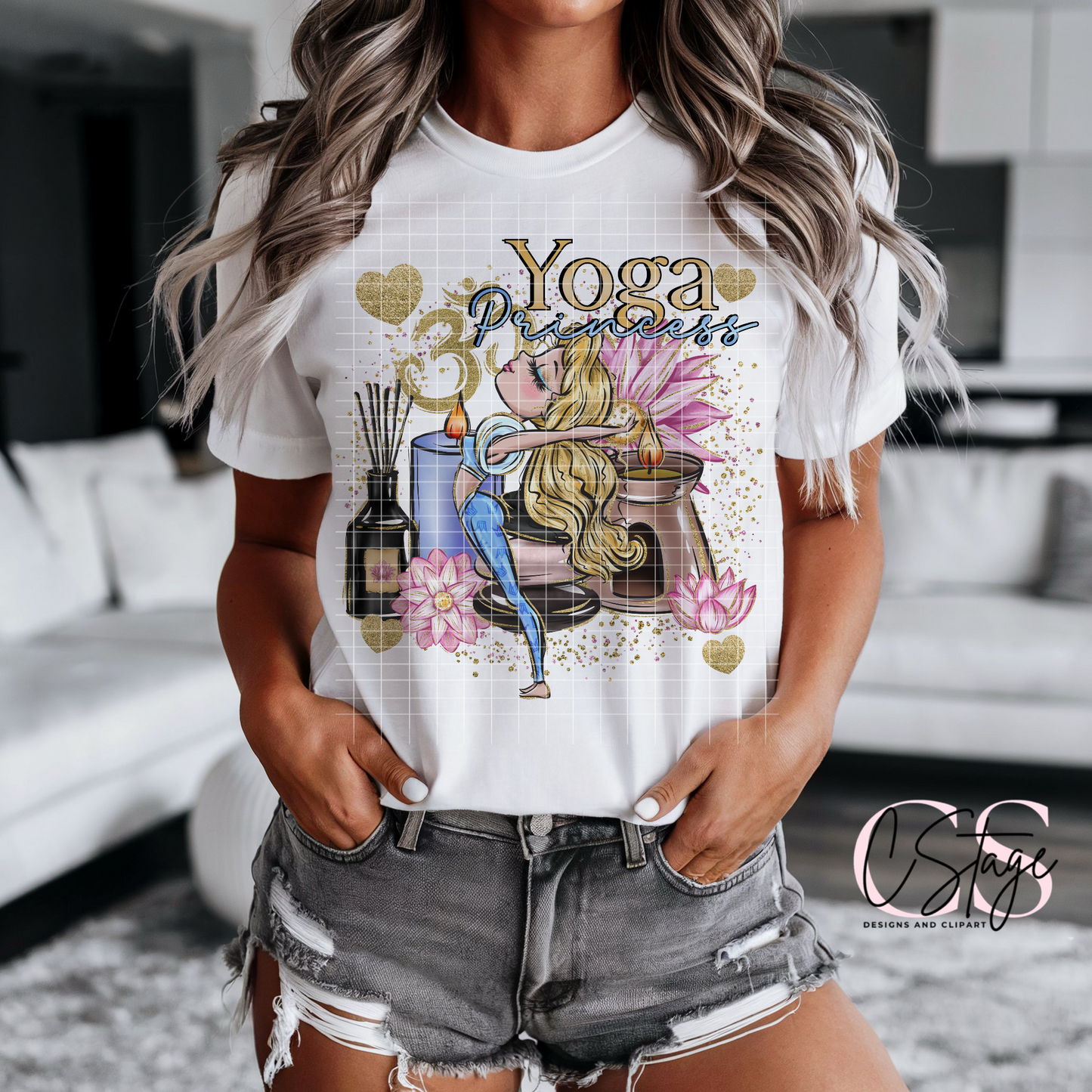 Yoga Princess Digital Image PNG