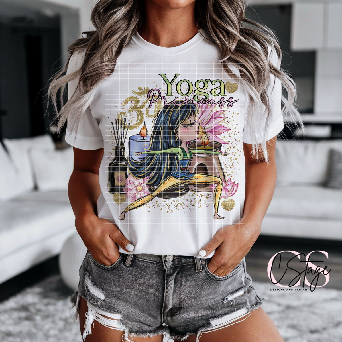 Warrior Spirit Yoga Princess | PNG DIGITAL DOWNLOAD