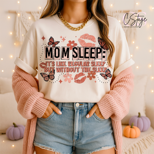 Mom Sleep Digital Image PNG