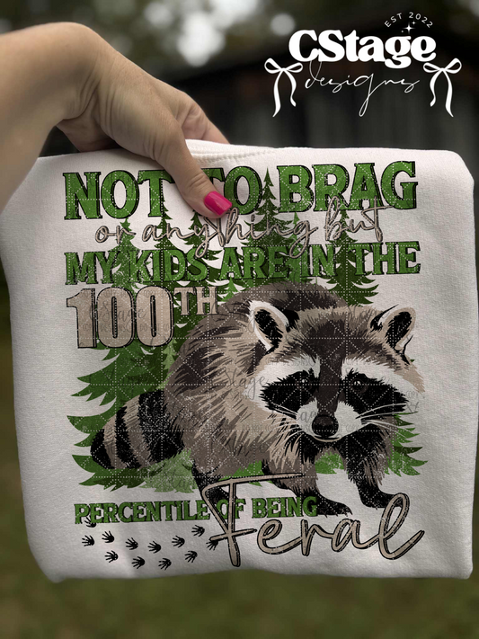 Feral Distressed Digital Image PNG