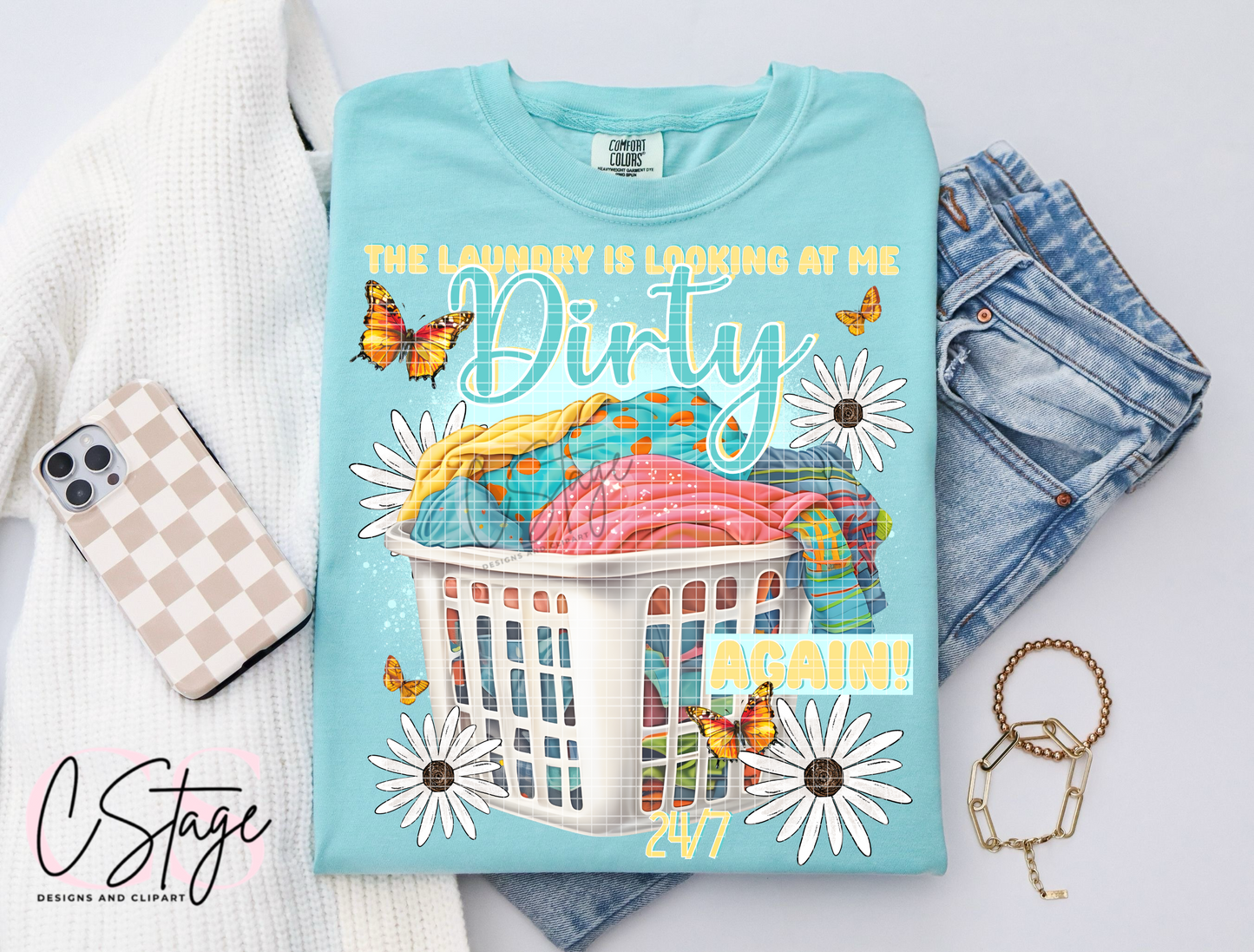 Dirty Laundry Digital Image PNG