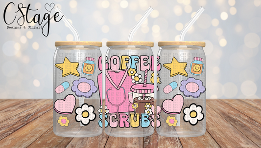 Coffee & Scrubs libby digital image png