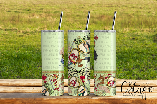Mul 20oz Tumbler Digital Image PNG