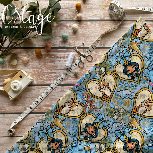 Jasmine Seamless Digital Image PNG