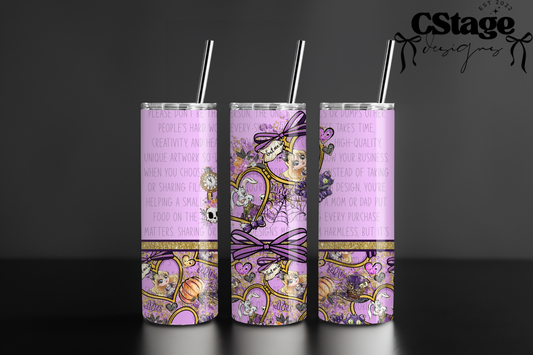Alice 20oz Tumbler Digital Image PNG