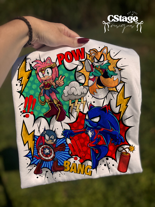 Hedgehog Superheroes Comic