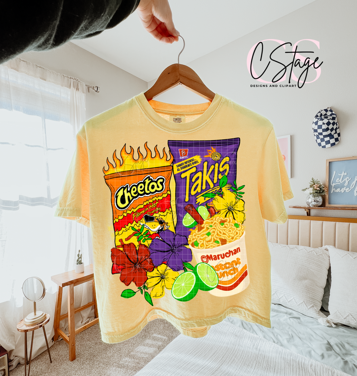 Girl Snacks Digital Image PNG