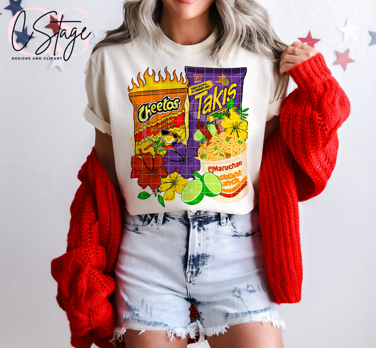 Girl Snacks Digital Image PNG