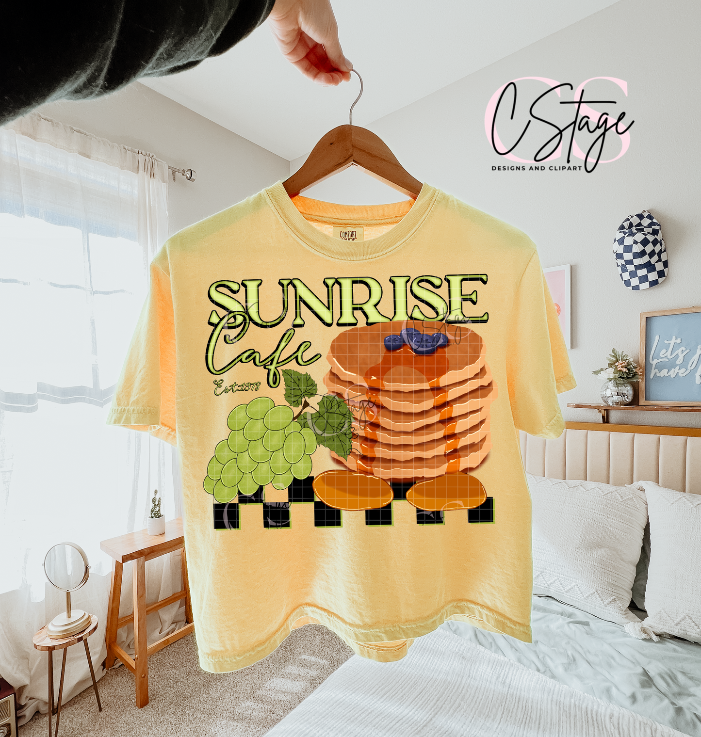 Sunrise Cafe Digital Image PNG