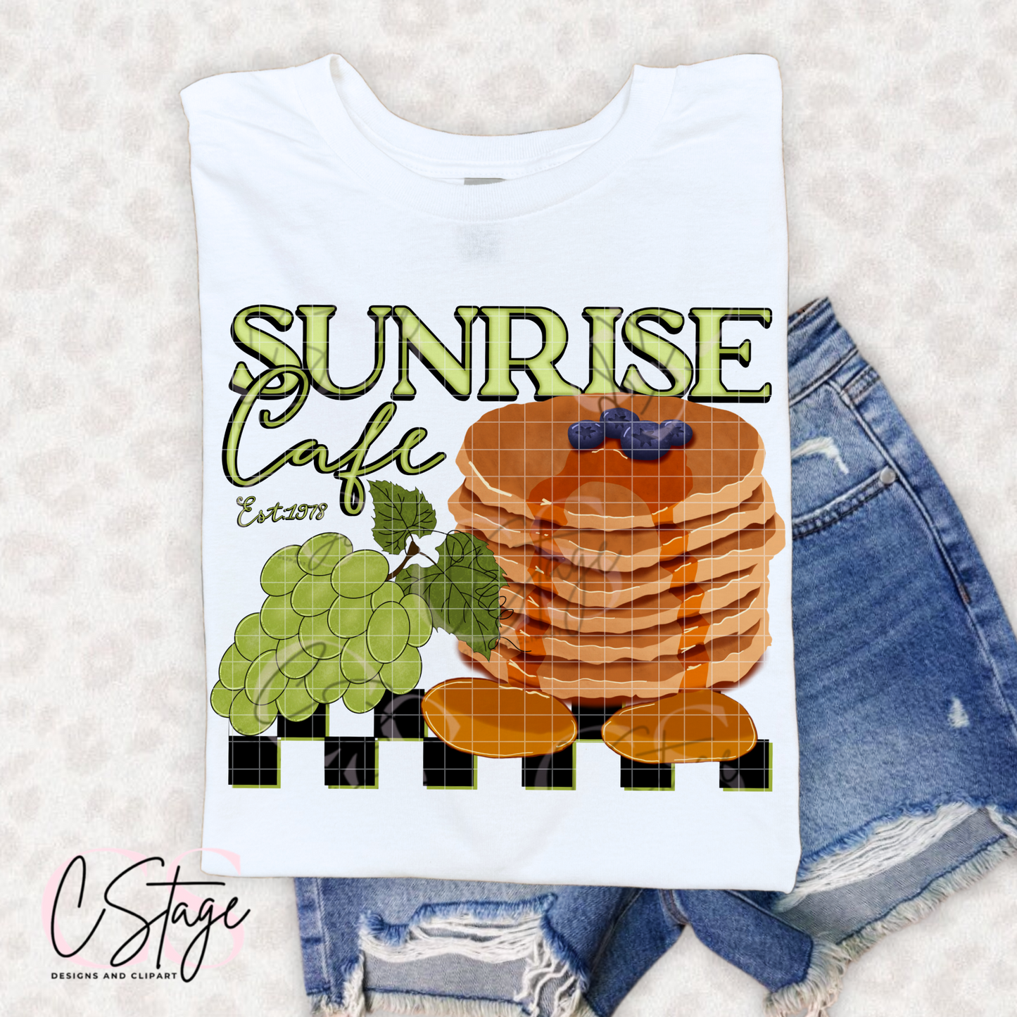 Sunrise Cafe Digital Image PNG