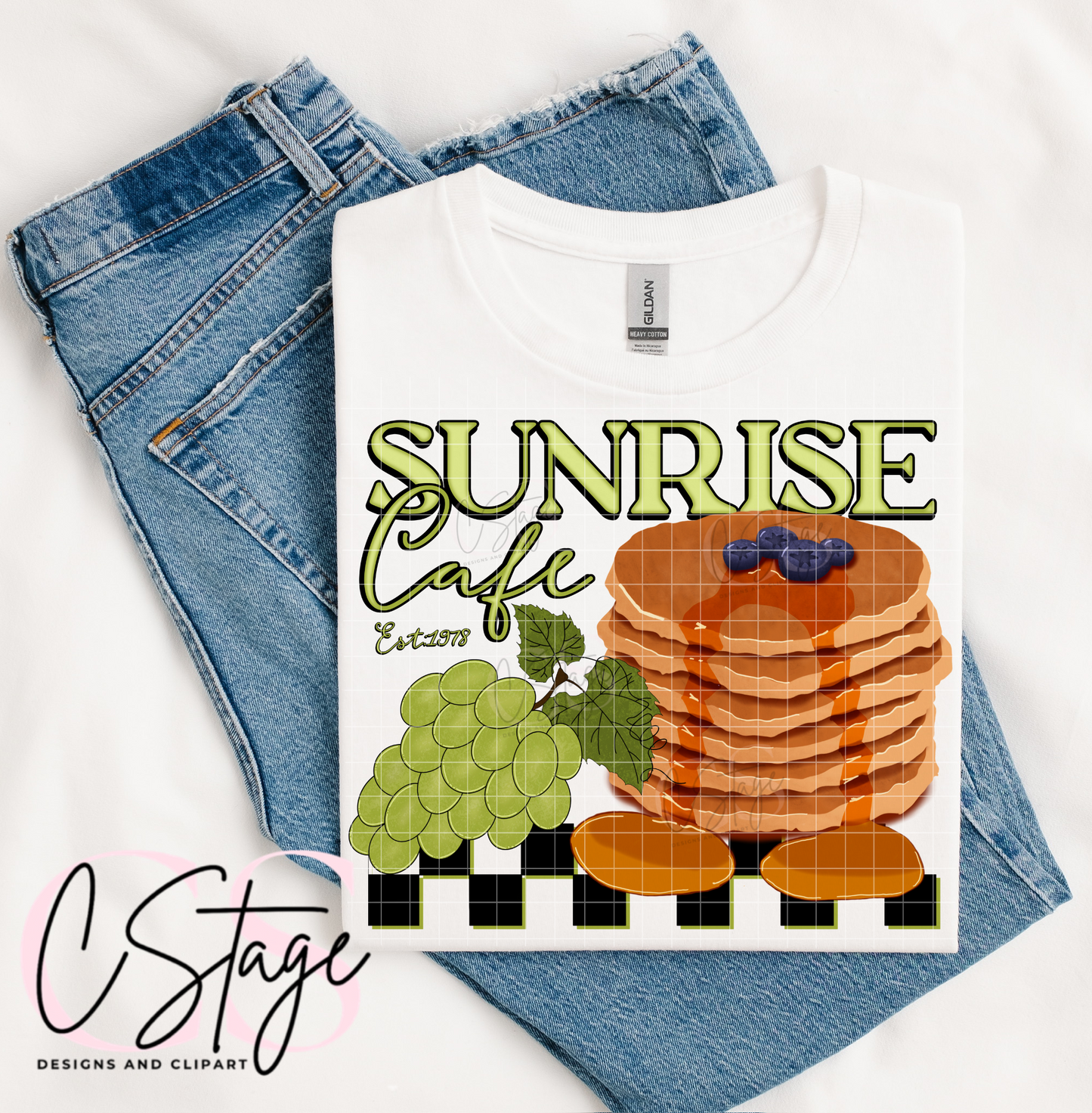 Sunrise Cafe Digital Image PNG