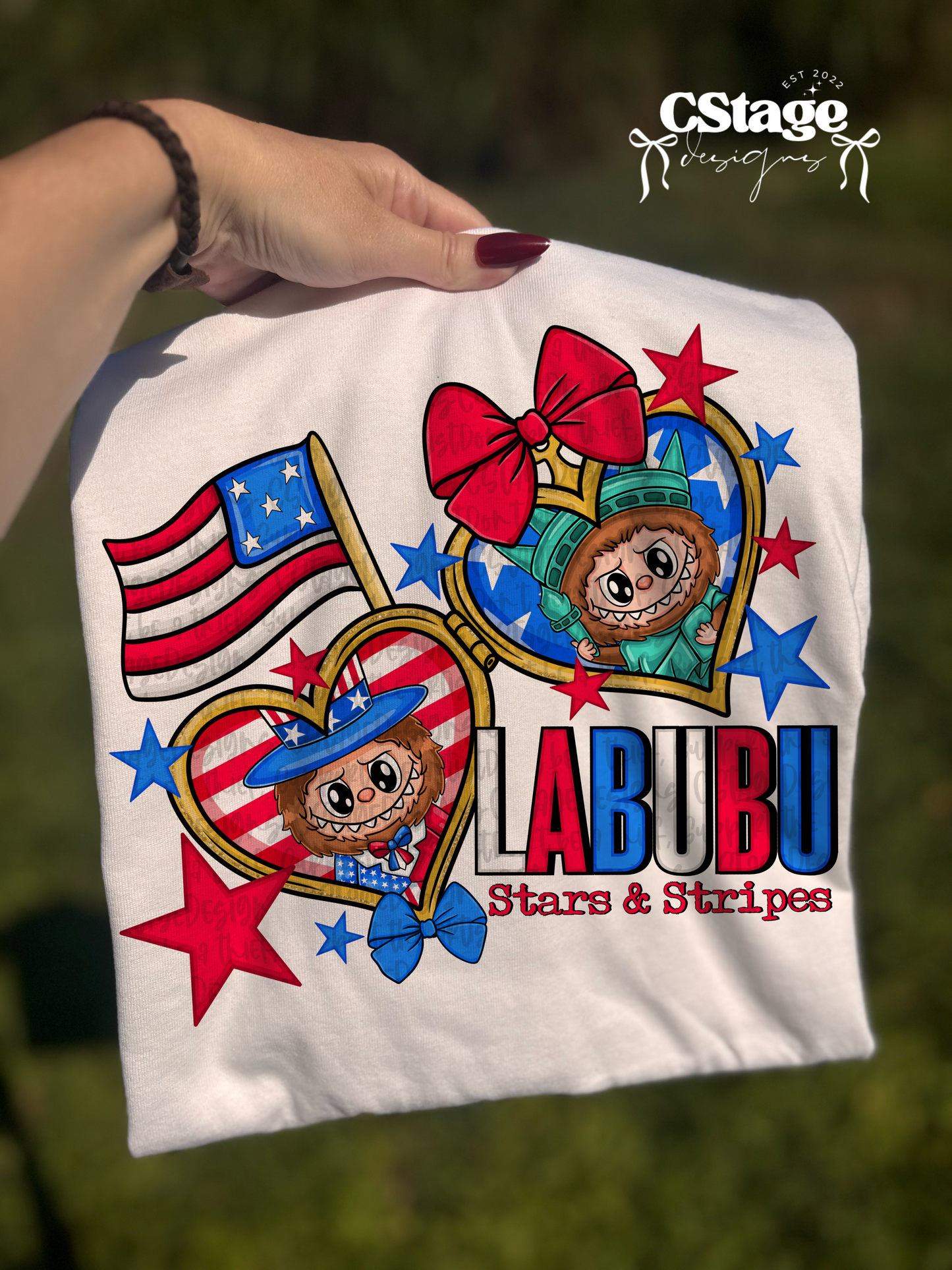 Stars & stripes locket