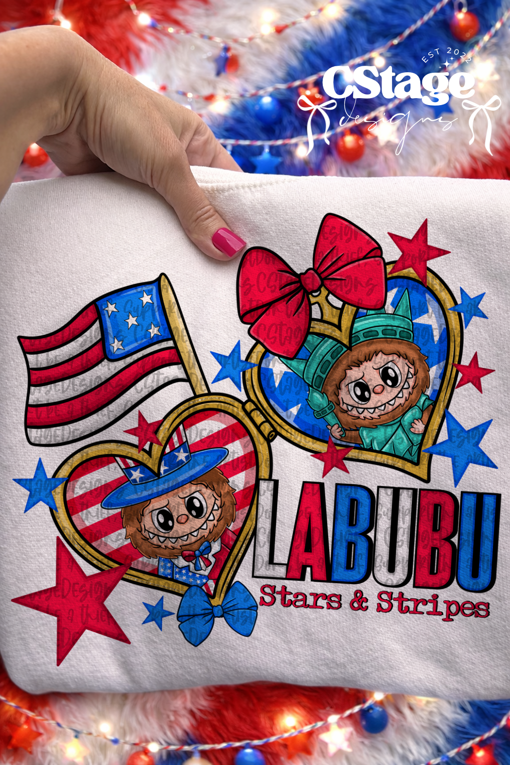 Stars & stripes locket