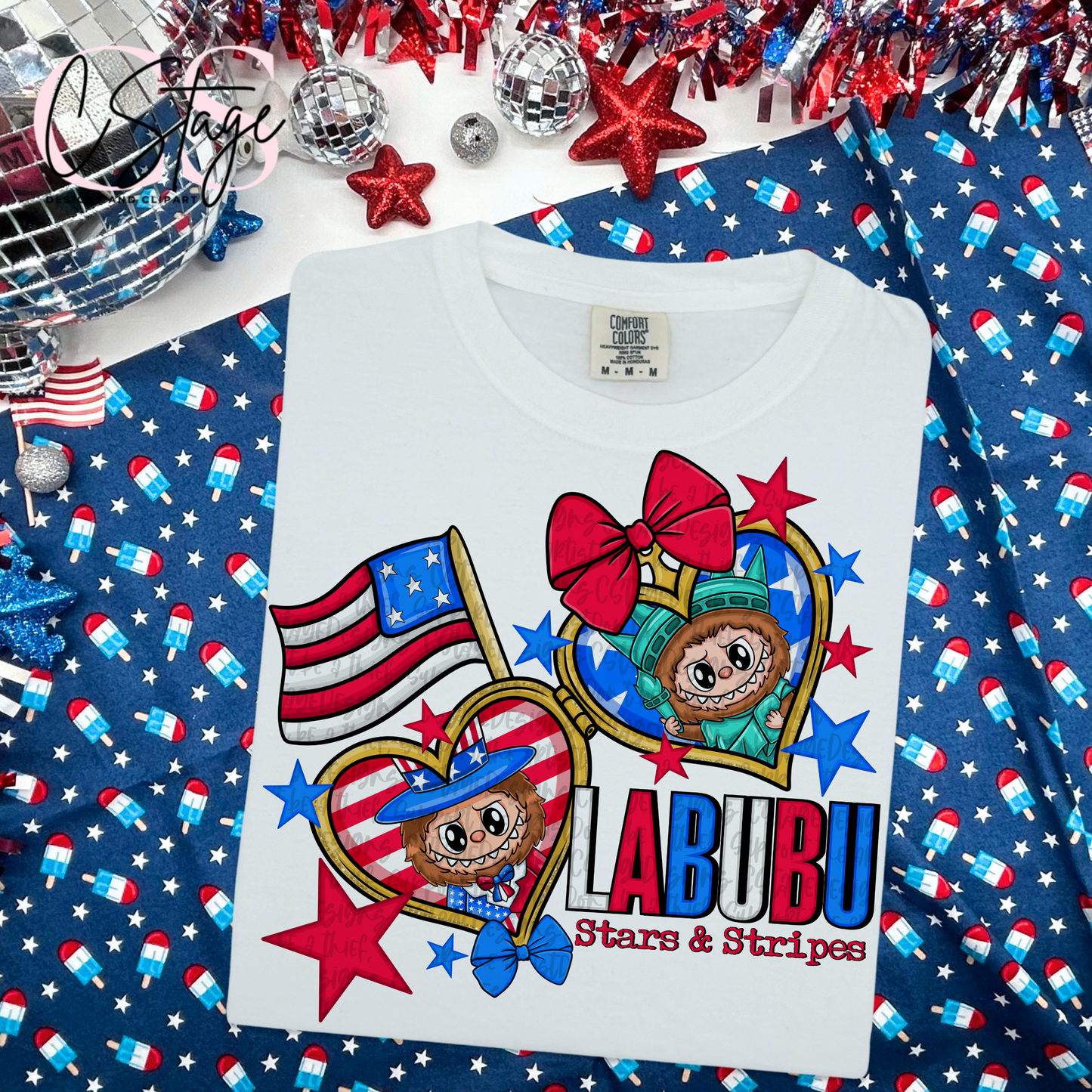 Stars & stripes locket