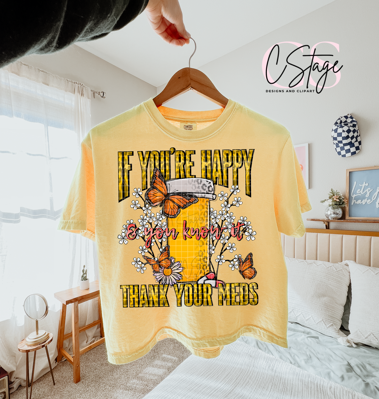 If You're Happy White Digital Image PNG
