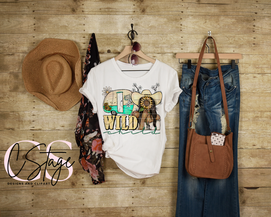 Wild Child WOC Digital Image PNG