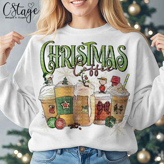 G Christmas Coffee Digital Image PNG
