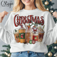 Santa Christmas Coffee Digital Image PNG