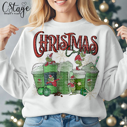 G Christmas Coffee Digital Image PNG