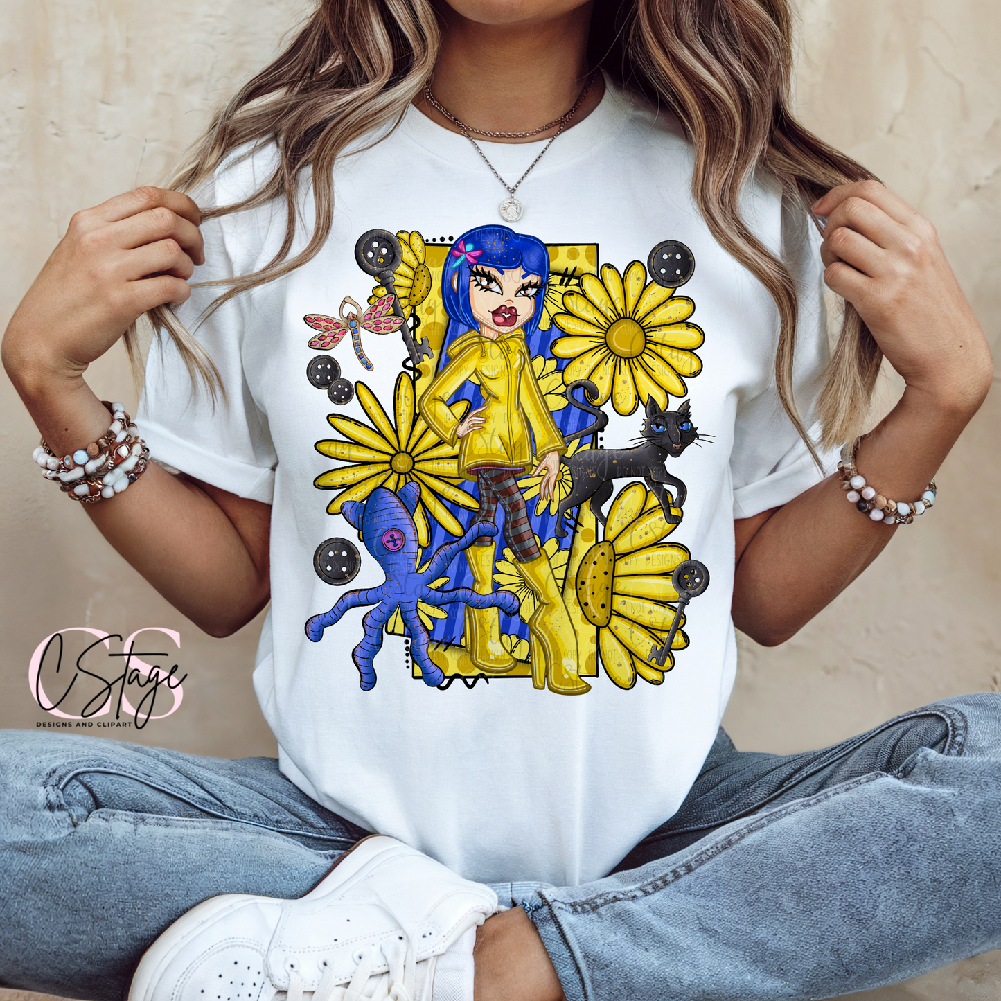 Button Eye Girl Dollz