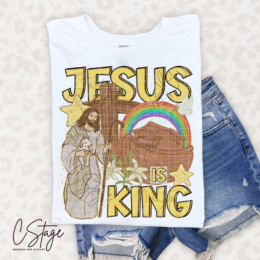 Jesus is King Digital Image PNG