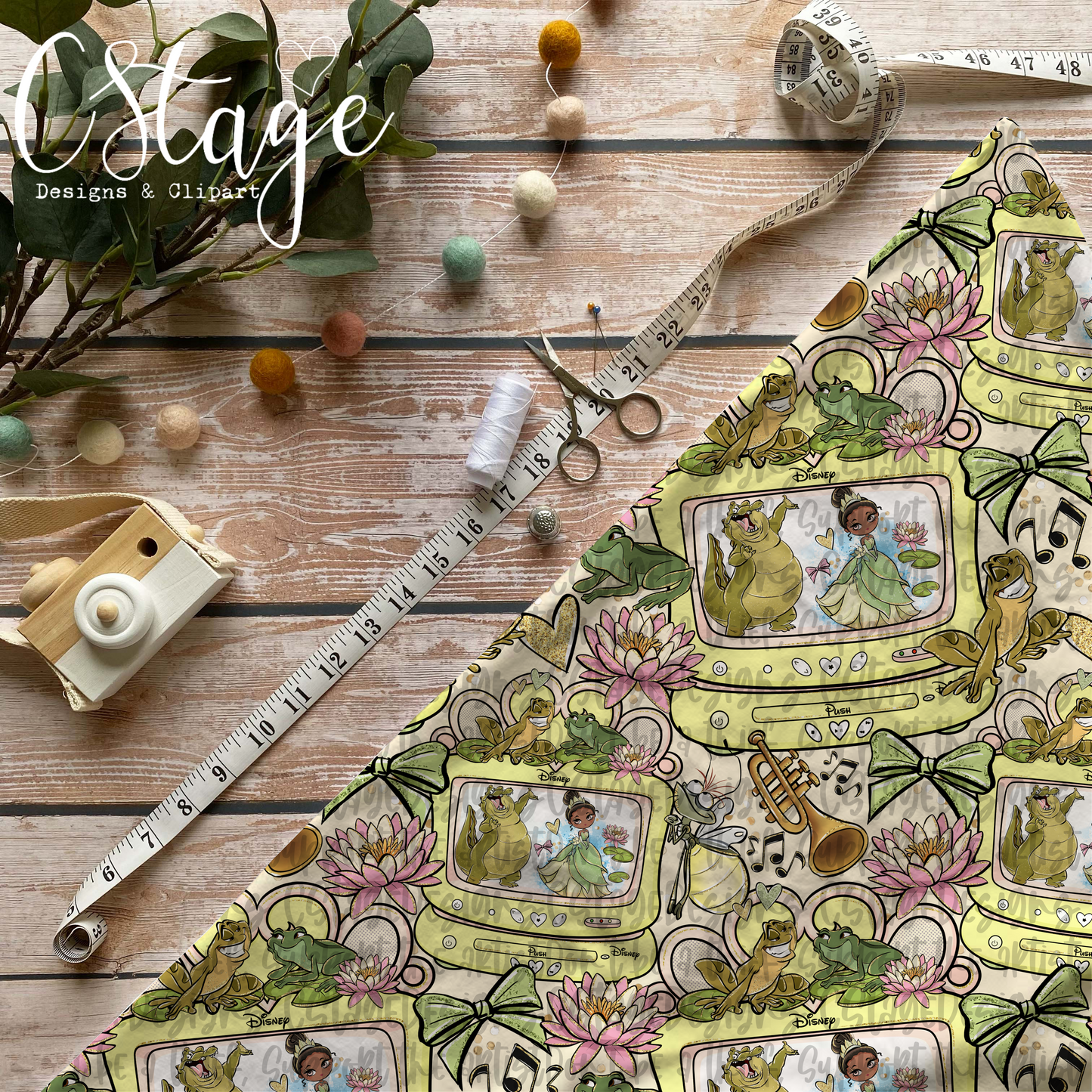 Frog princess seamless