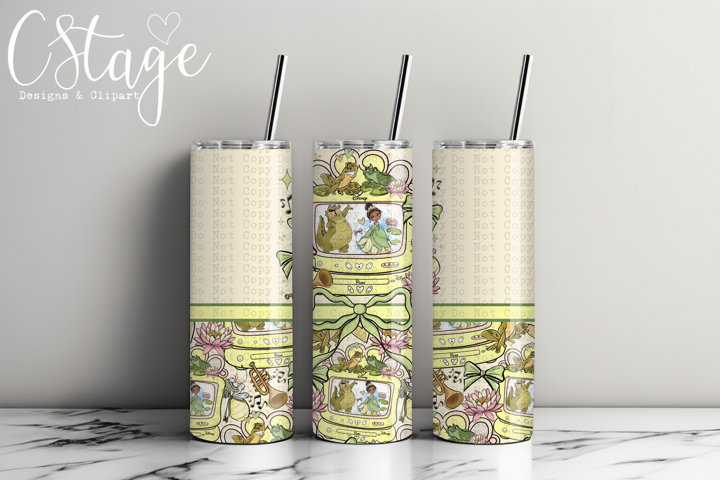 Frog princess tumbler