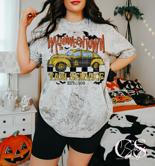 HalloTown Distressed Digital Image PNG