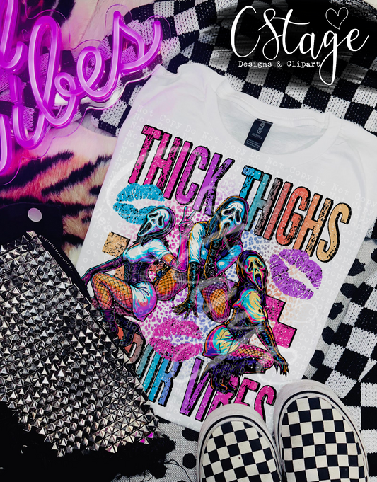 Thick Thighs Digital Image PNG