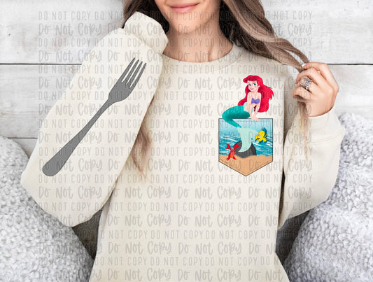 Little fork pocket and sleeve png