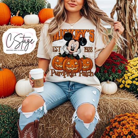 Mouse Pumpkin patch