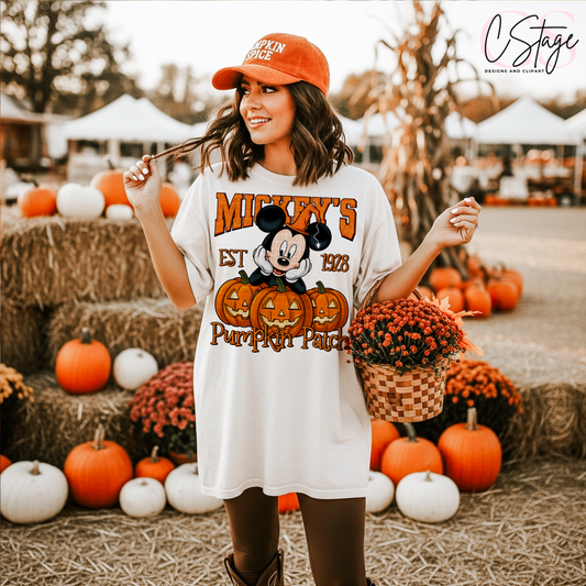 Mouse Pumpkin patch