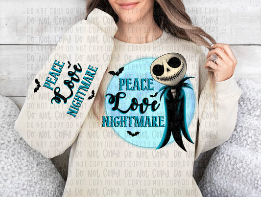 Peace,love,nightmare png