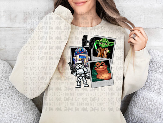 SW in picture frames PNG