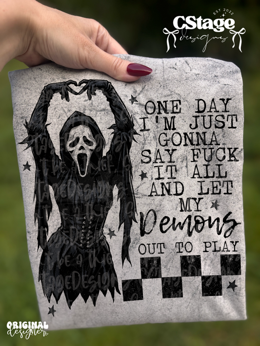 Let my demons out to play