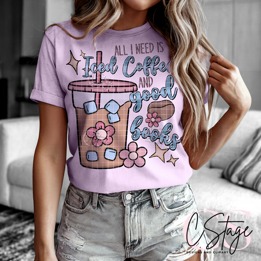 Iced Coffee Digital Image PNG