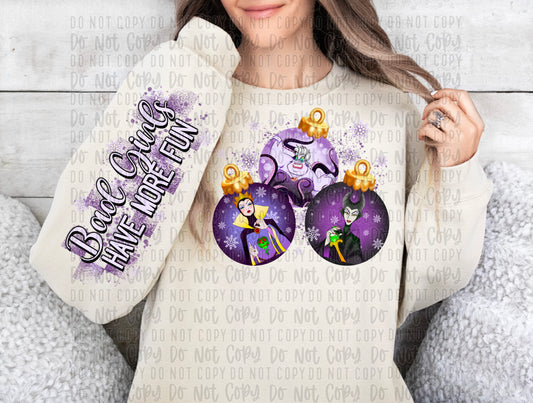 bad girls have more fun ornaments with sleeve png