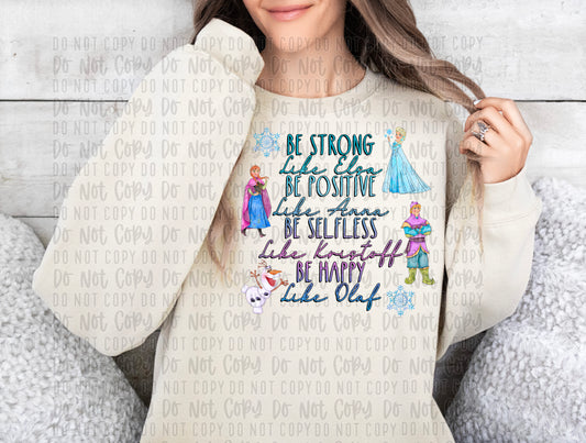 be strong like elsa png