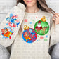 fire and ice ornaments png