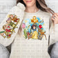 girl with dwarfs ornaments png