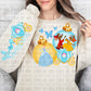 girl with mice ornaments png