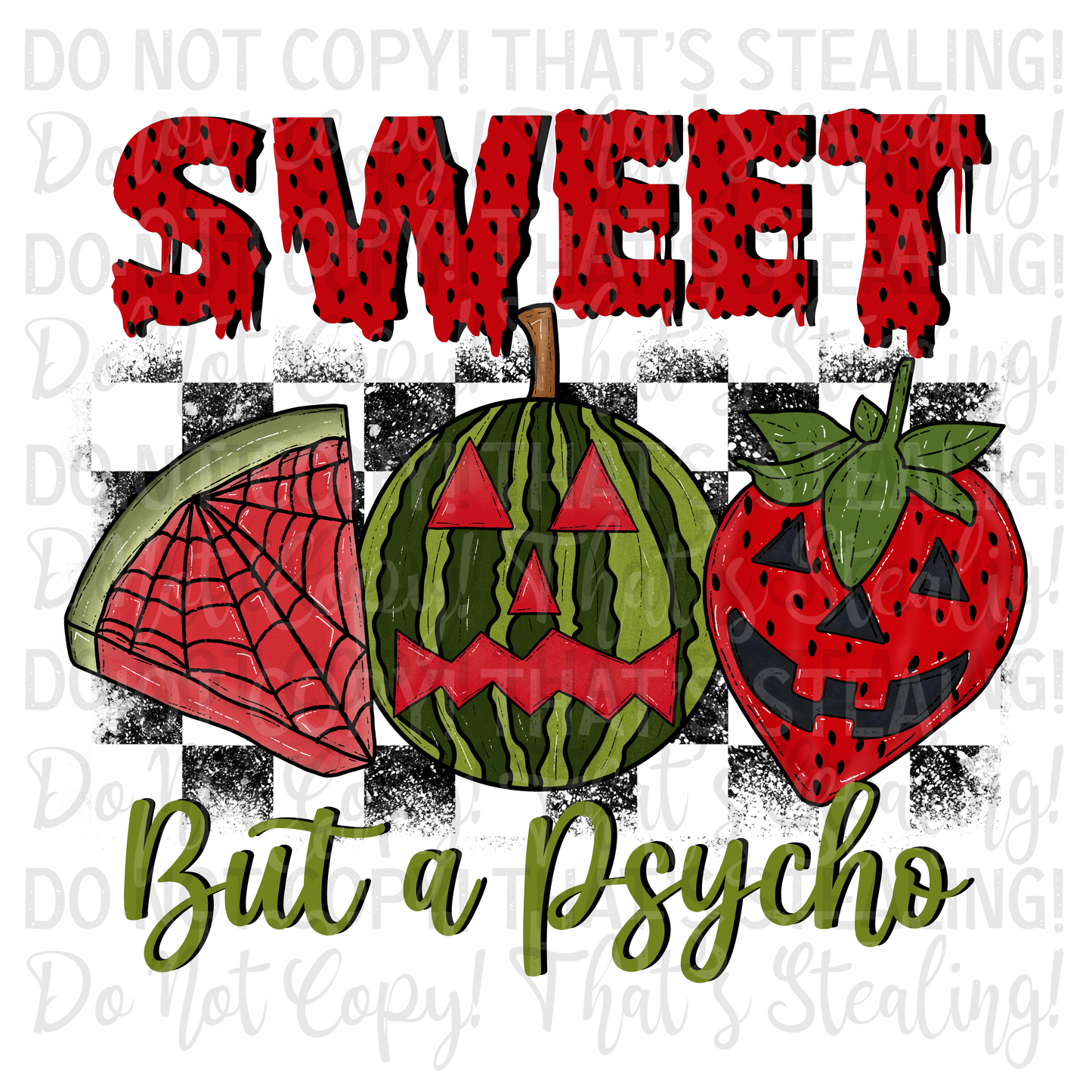 Sweet but a Psycho Digital Image PNG