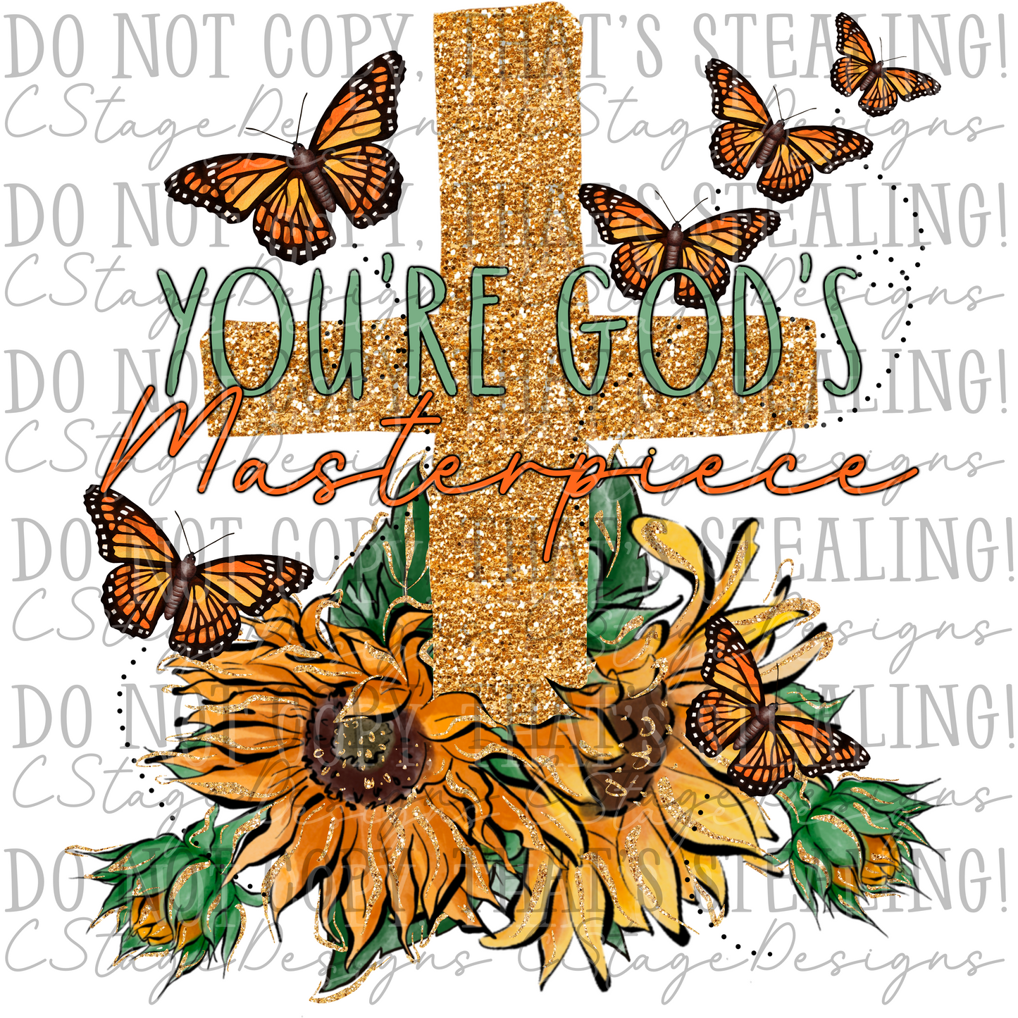 You’re God’s Masterpiece Digital Image PNG