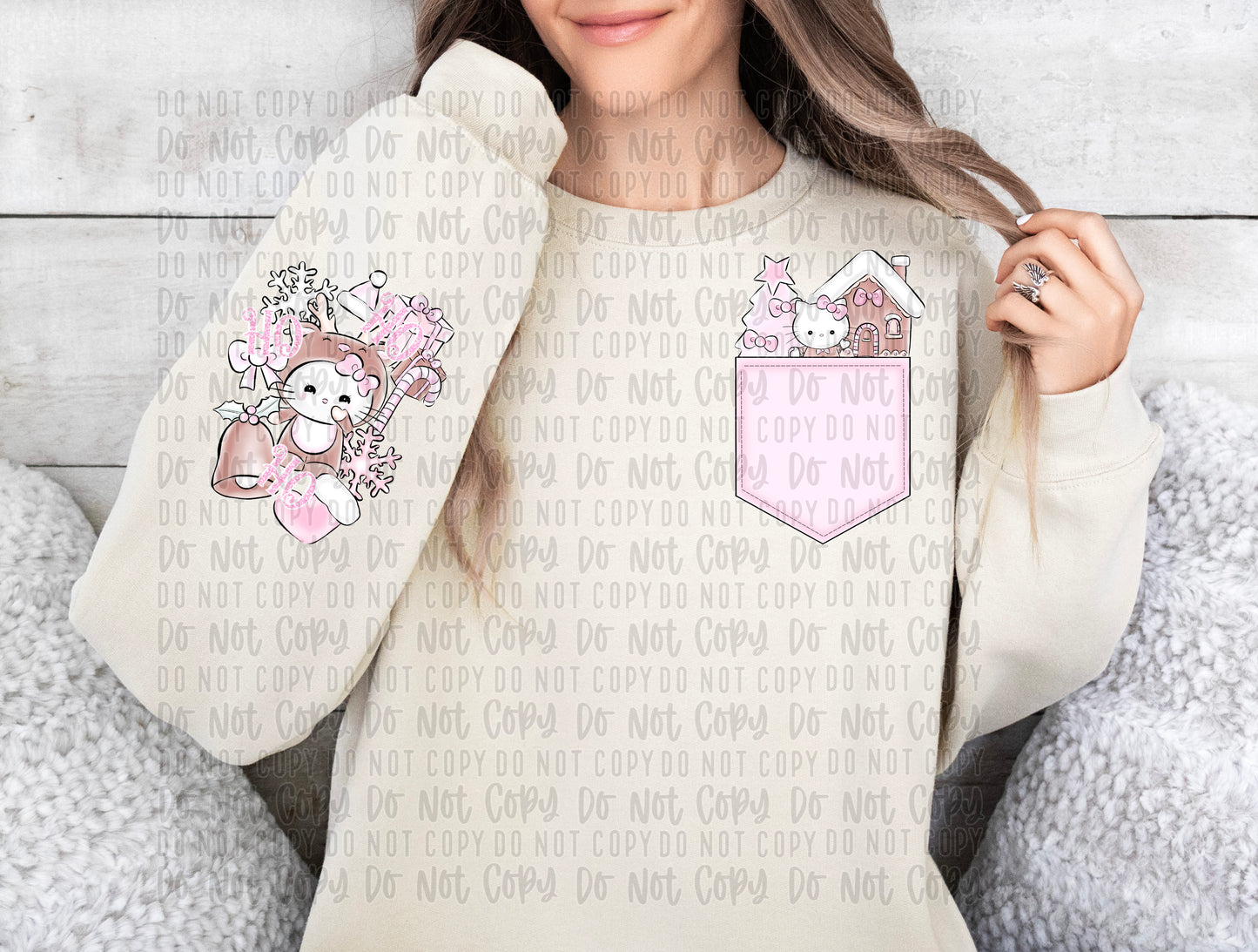 kitty pocket and sleeve png