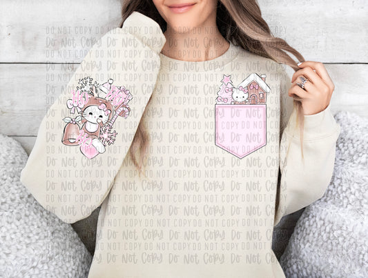 kitty pocket and sleeve png