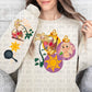 long haired girl ornaments png