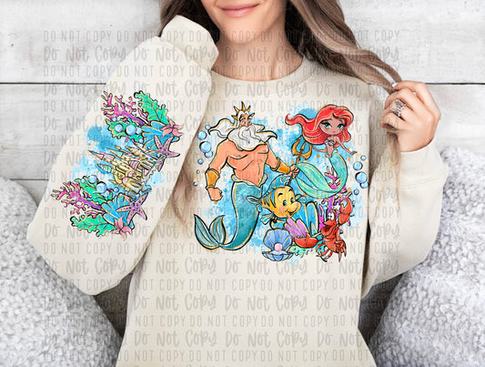 mermaid with sleeve png