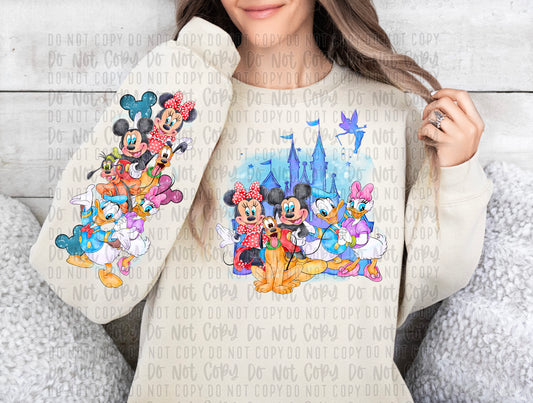 mouse and friends with sleeve png