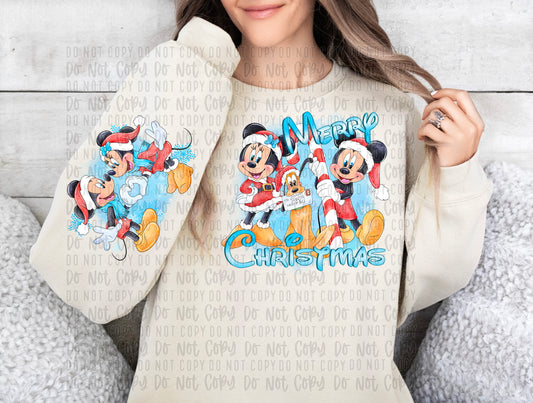 mouse blue pocket and sleeve png