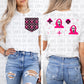 pink face sleeve and pocket png